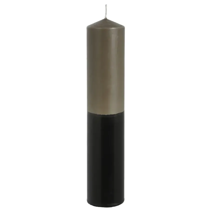Dip-dye kaars stearine - h25xd5cm