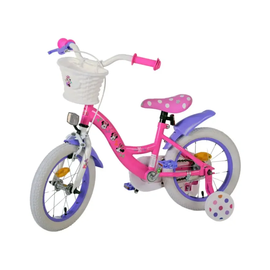 Disney Minnie Cutest Ever! kinderfiets roze 14 inch