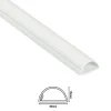 D-line kabelgoot half rond wit 1 meter
