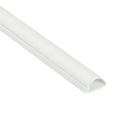 D-line kabelgoot half rond wit 1 meter