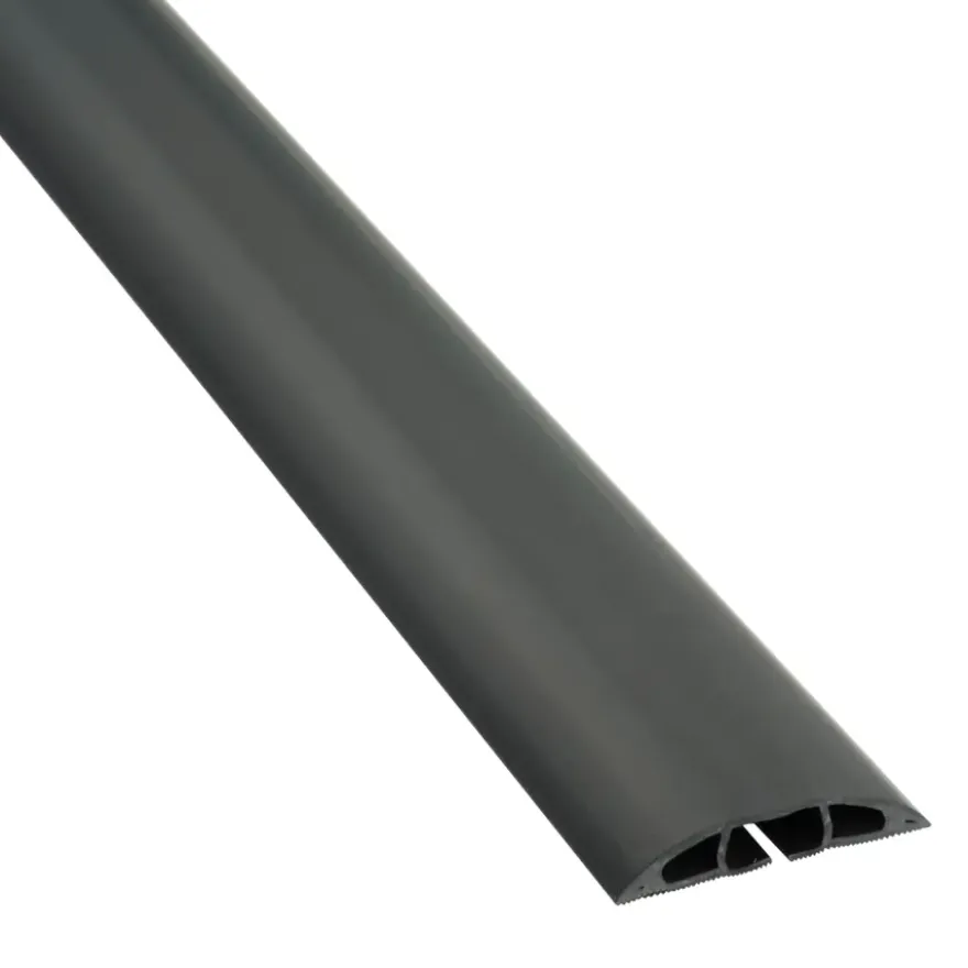 D-line kabelgoot halfrond zwart 60/12 mm 1.8 meter