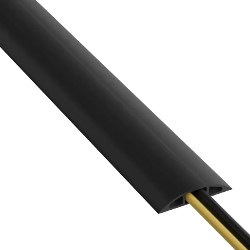 D-line kabelgoot halfrond zwart 60/12 mm 1.8 meter