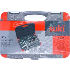 Dopsleutelset 41-dlg 6,3mm (1/4") 3-13
