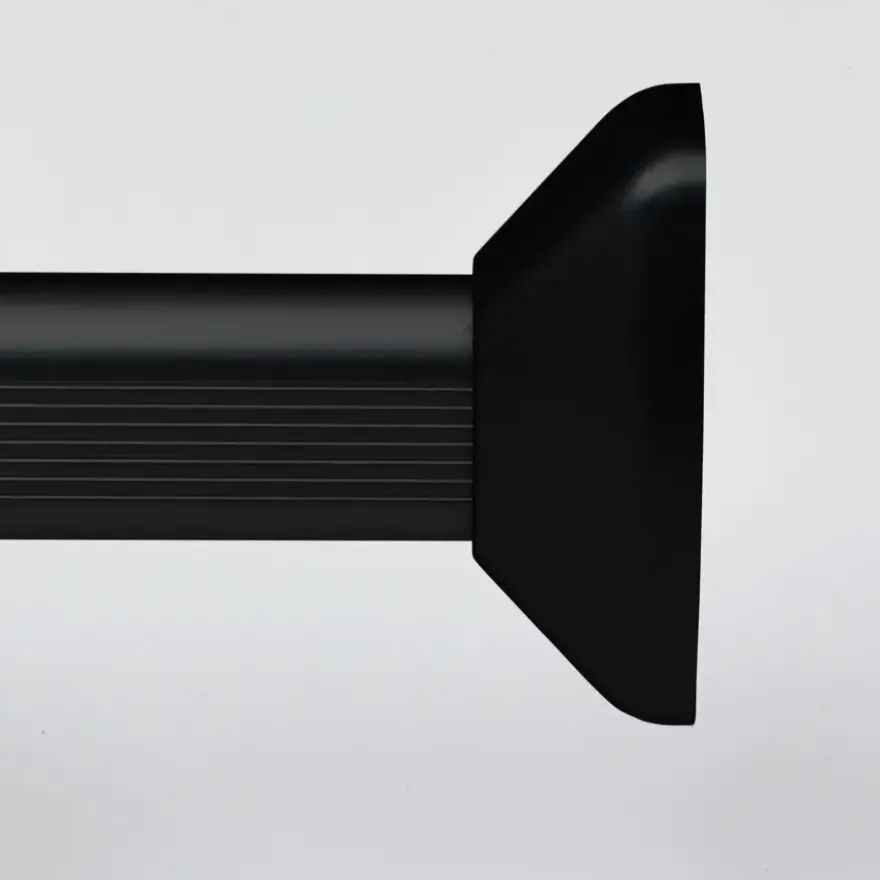 Douchestang Easy Roll 90x90x90cm zwart
