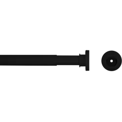 Douchestang Seallux 125-220cm zwart zwart