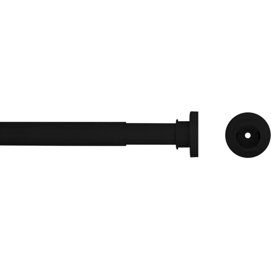 Douchestang Seallux 125-220cm zwart zwart