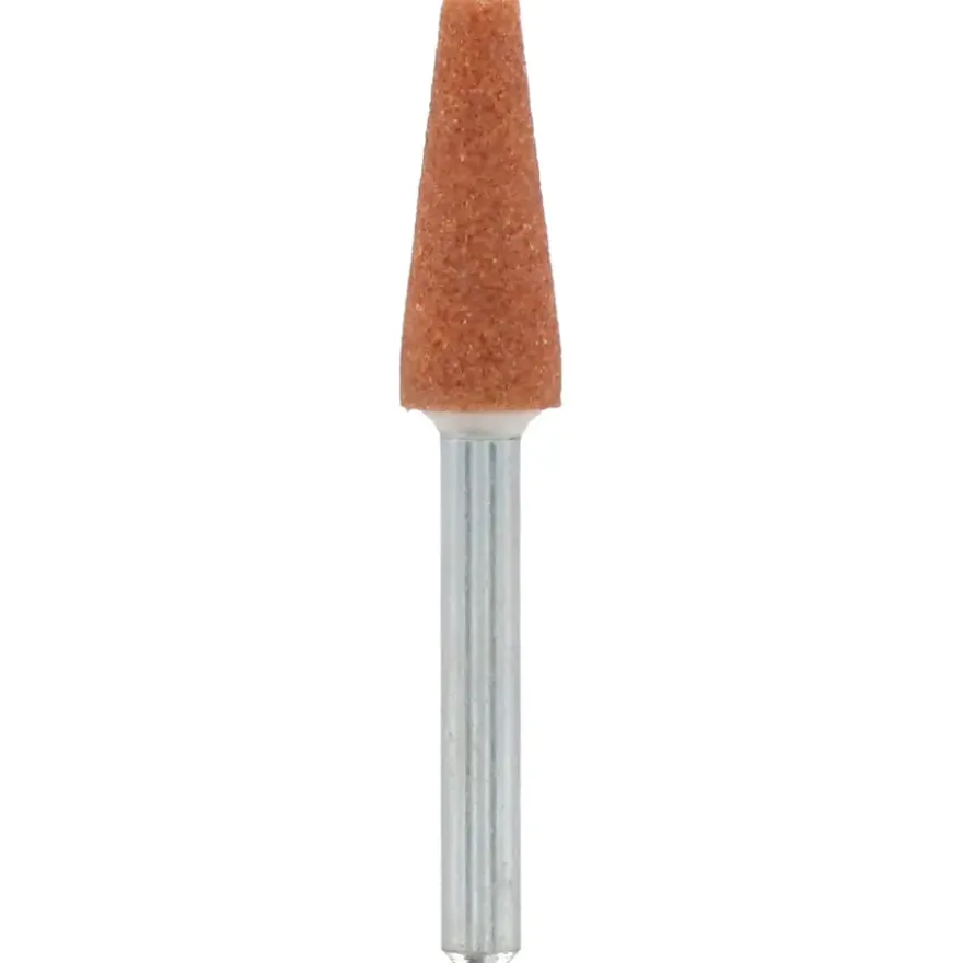 Dremel multitool accessoire - slijpsteen aluminiumoxide kegelvormig 953 - 3 stuks - 6,4 mm
