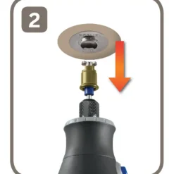Dremel multitool accessoire - speedclic opspandoorn S402 - 3,2 mm