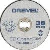 Dremel multitool accessoire - speedclic snijschijf voor metaal - 5 stuks - 38 mm