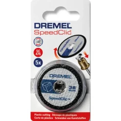 Dremel multitool accessoire - snijschijf voor kunststof SC476 - 5 stuks