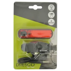 Dresco achterlicht COB LED USB oplaadbaar