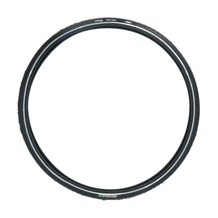 Dresco anti-lek buitenband metro elite 28x1 5/8x 1 1/4 (32-622) reflectie zwart