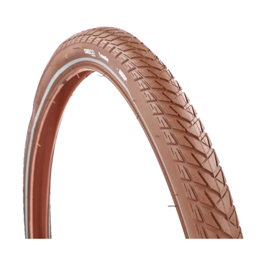 Dresco anti-lek buitenband traveller 28 x 1.75 (47-622) reflectie bruin