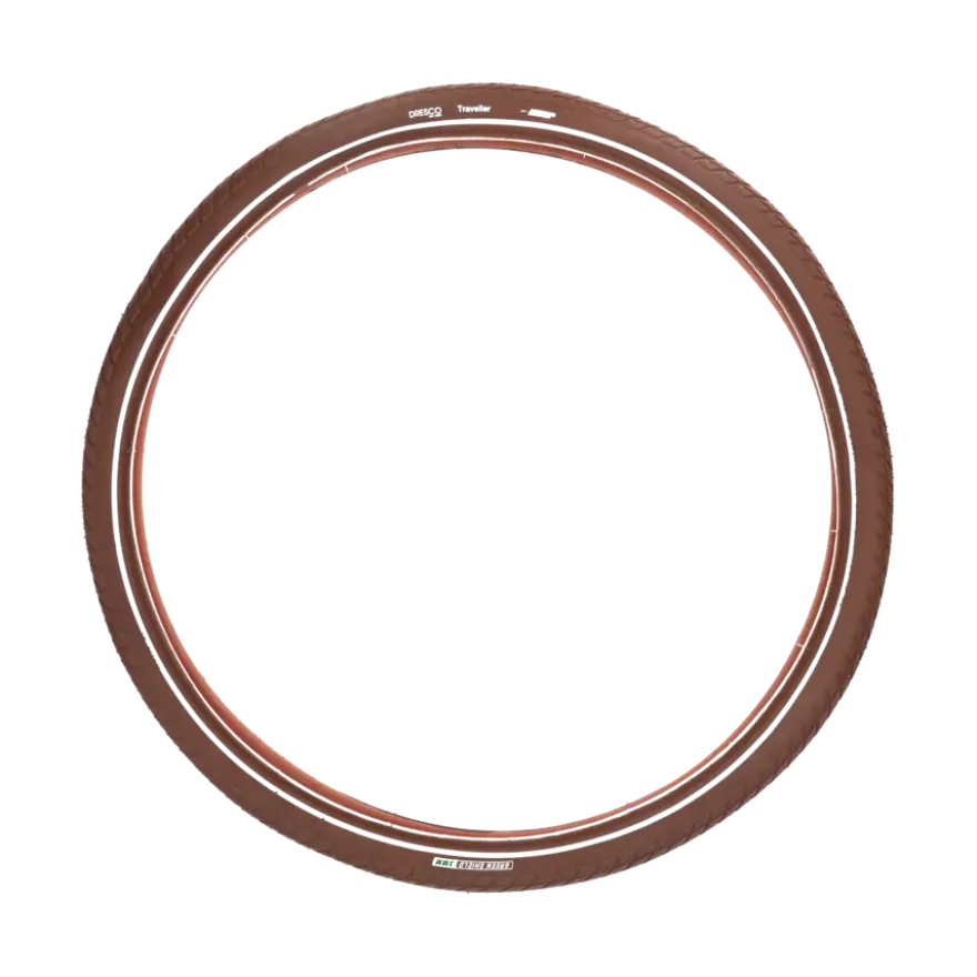 Dresco anti-lek buitenband traveller 28 x 1.75 (47-622) reflectie bruin