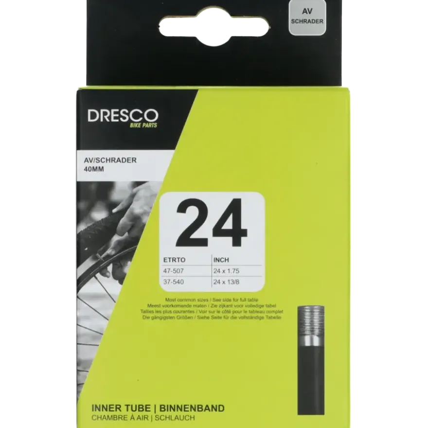 Dresco binnenband 24 x 1.70-2.20 (44/50-507) schrader 40mm