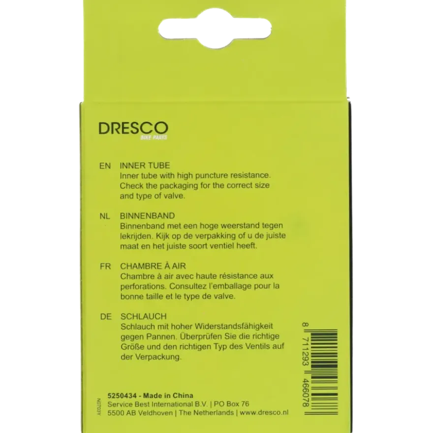 Dresco binnenband 24 x 1.70-2.20 (44/50-507) schrader 40mm
