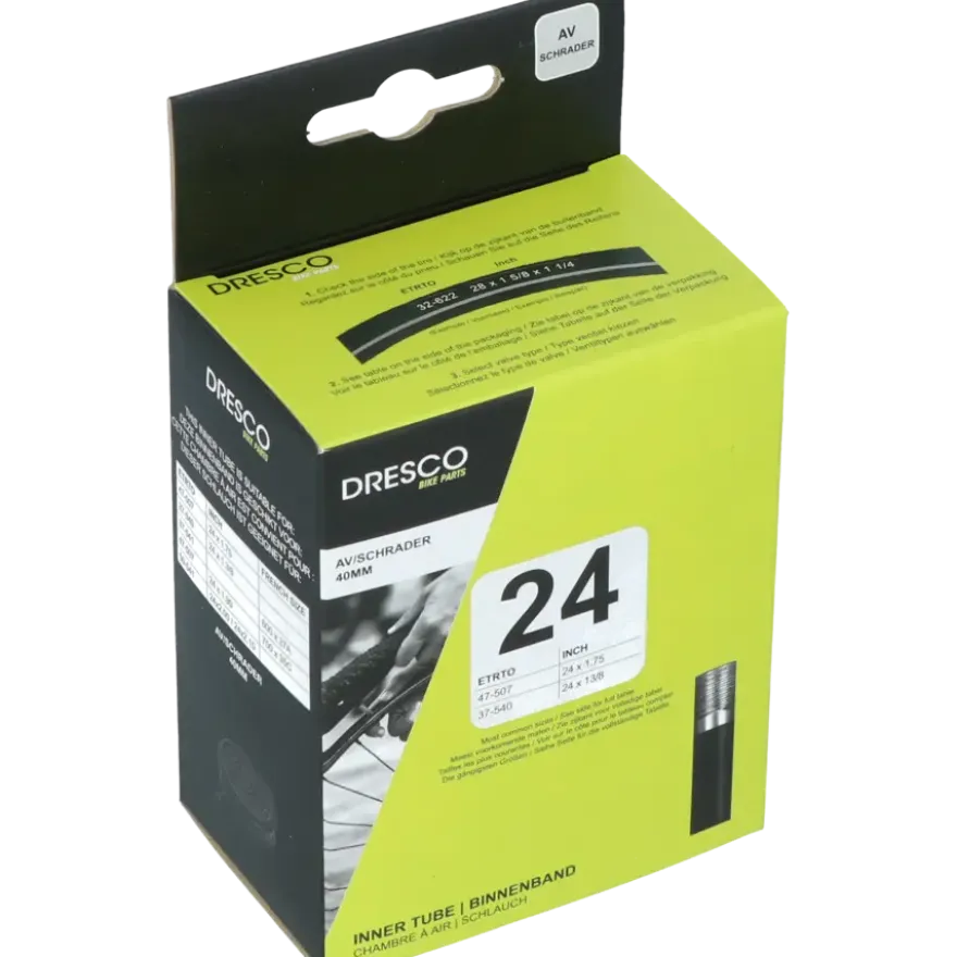 Dresco binnenband 24 x 1.70-2.20 (44/50-507) schrader 40mm