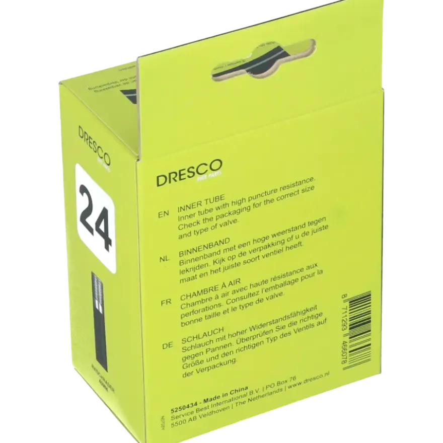 Dresco binnenband 24 x 1.70-2.20 (44/50-507) schrader 40mm