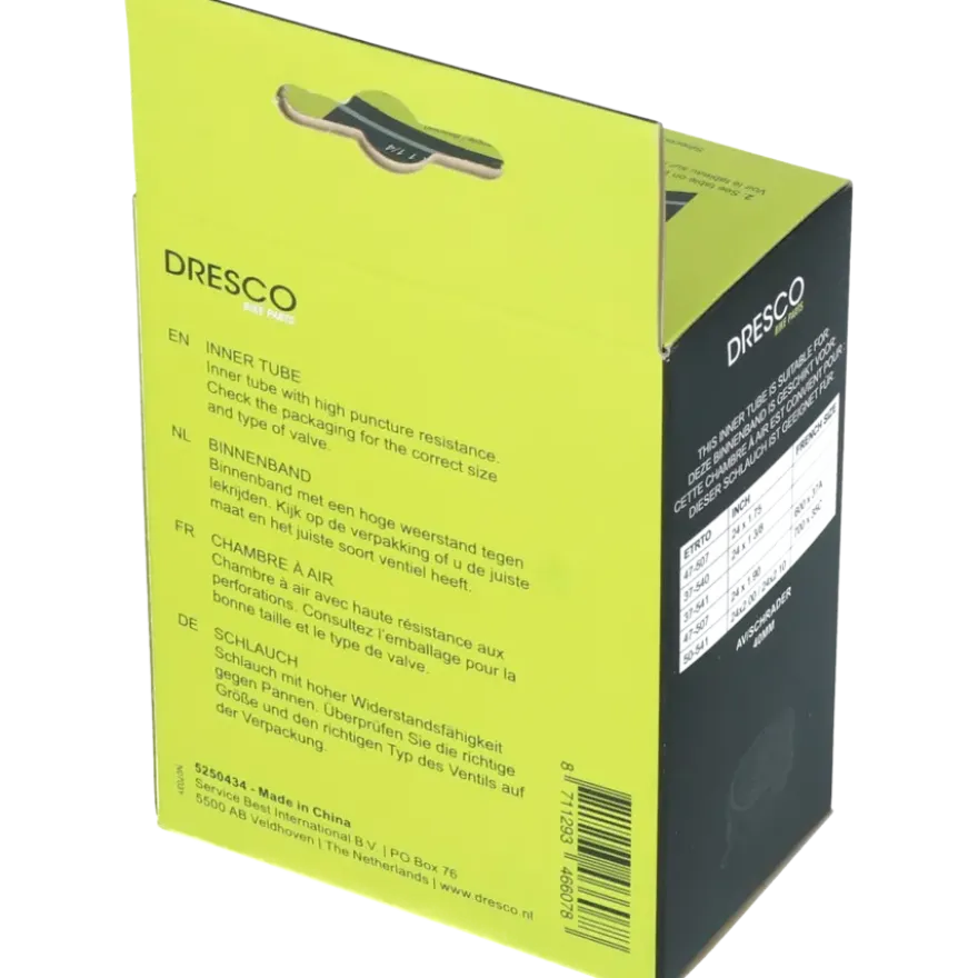 Dresco binnenband 24 x 1.70-2.20 (44/50-507) schrader 40mm