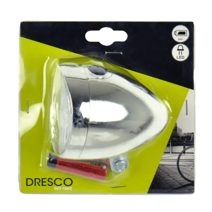 Dresco Classic koplamp 3LED chroom