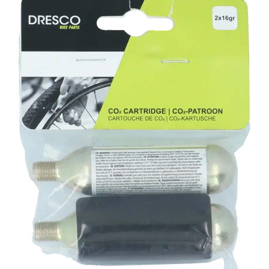 Dresco CO2 patronen 16gr 2st
