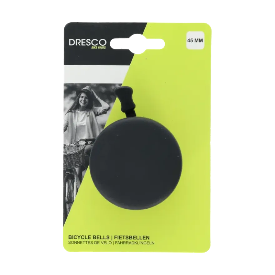 Dresco fietsbel urban zwart