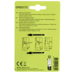 Dresco reflecterende armband LED