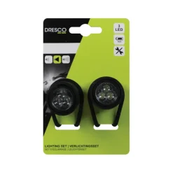 Dresco Siliconen 3L fietsverlichtingsset
