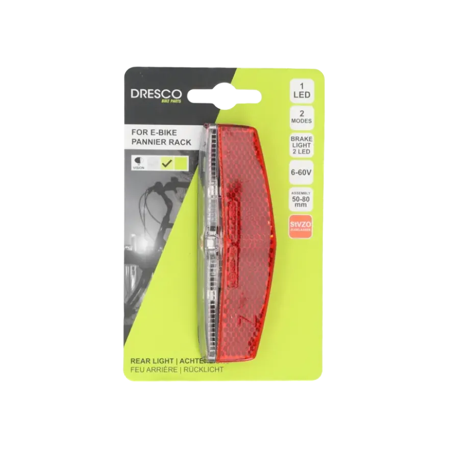 Dresco Slimline achterlicht E-Bike