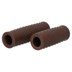 Dresco soft grip fiets handvatten 119/92 mm bruin
