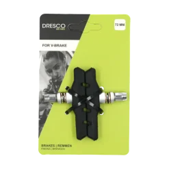 Dresco v-brake remblokken 72mm 2st