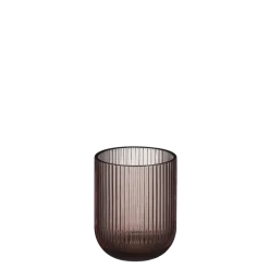 Drinkglas paars - h9,5xd7,5cm