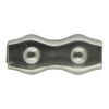 Dubbele staaldraadklem 8mm