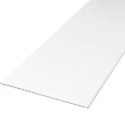 Dumaclip wand- en plafondpaneel PVC satijn wit 2.4m2, afm. 120 x 25 cm