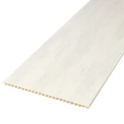 Dumaclip wand- en plafondpaneel PVC grijze schors 2.4m2, afm. 120 x 25 cm