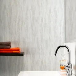 Dumaclip wand- en plafondpaneel PVC grijze schors 2.4m2, afm. 120 x 25 cm