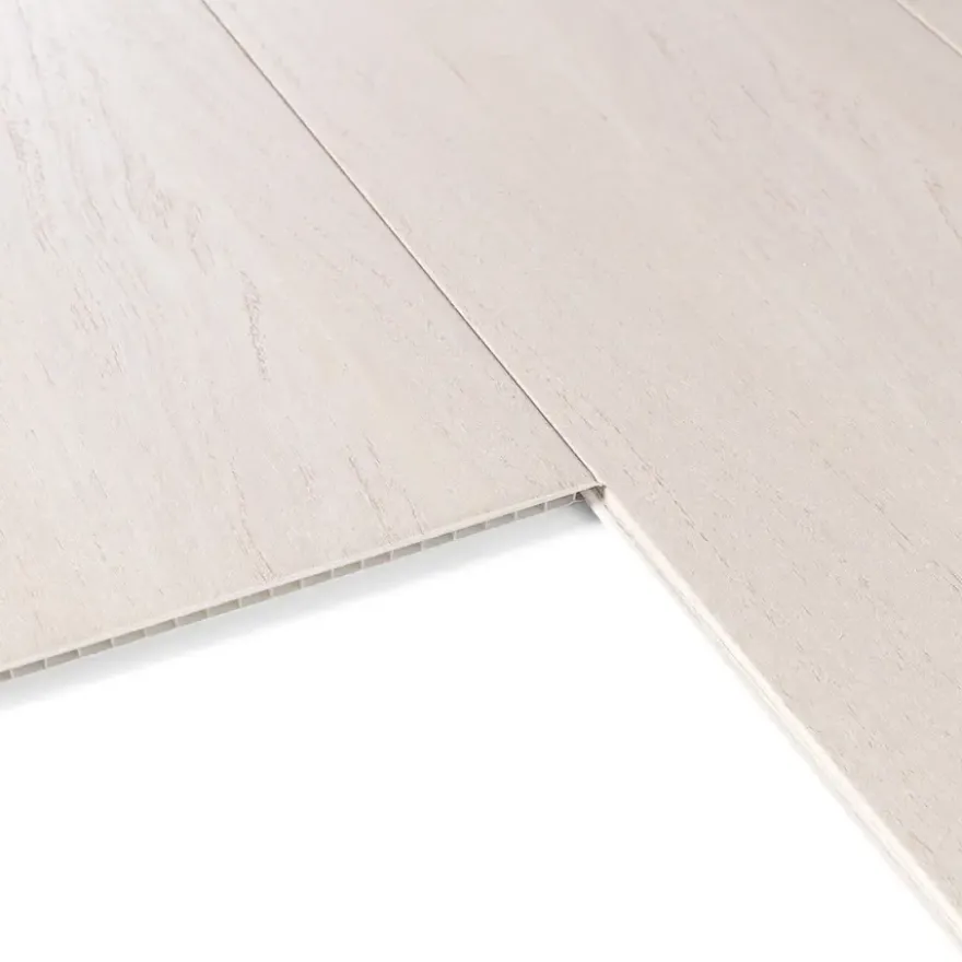 Dumaclip wand- en plafondpaneel PVC haagbeuk beige 2.4m2, afm. 120 x 25 cm
