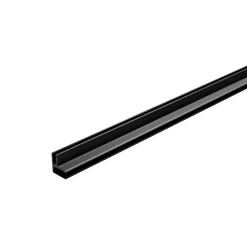 Dumawall + aluminium hoekprofiel zwart 260 cm 12-20 mm