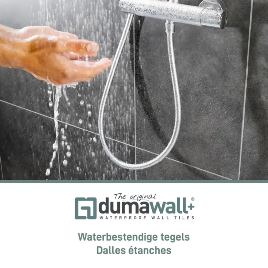 Dumawall+ wandtegel kunststof Evora glans 1,95m² 37,5x65cm 8 stuks