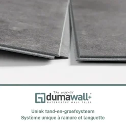 Dumawall+ wandtegel kunststof Evora glans 1,95m² 37,5x65cm 8 stuks