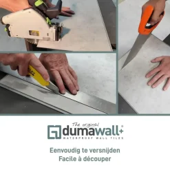 Dumawall+ wandtegel kunststof Porto glans 1,95m² 37,5x65cm 8 stuks