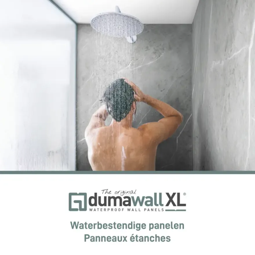Dumawall XL kunststof wandbekleding Modica 4,68m² 90x260cm - 2 stuks