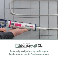 Dumawall XL kunststof wandbekleding Modica 4,68m² 90x260cm - 2 stuks