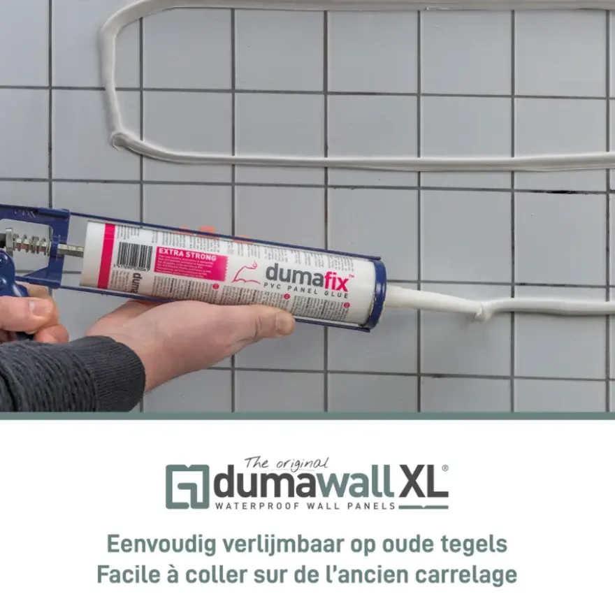 Dumawall XL kunststof wandbekleding Modica 4,68m² 90x260cm - 2 stuks