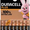 Duracell Batterij AAA Alkaline Plus 8 stuks