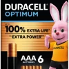 Duracell Batterij AAA Alkaline Optimum 6 stuks