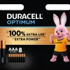 Duracell Batterij AAA Alkaline Optimum 8 stuks