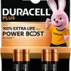 Duracell Batterij AAA Alkaline Plus Power Boost 4 stuks
