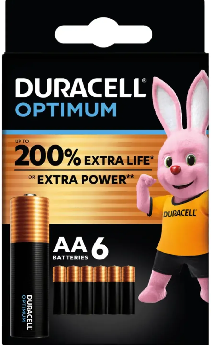 Duracell Batterij AA Alkaline Optimum 6 stuks