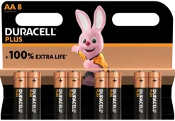 Duracell Batterij AA Alkaline Plus 8 stuks